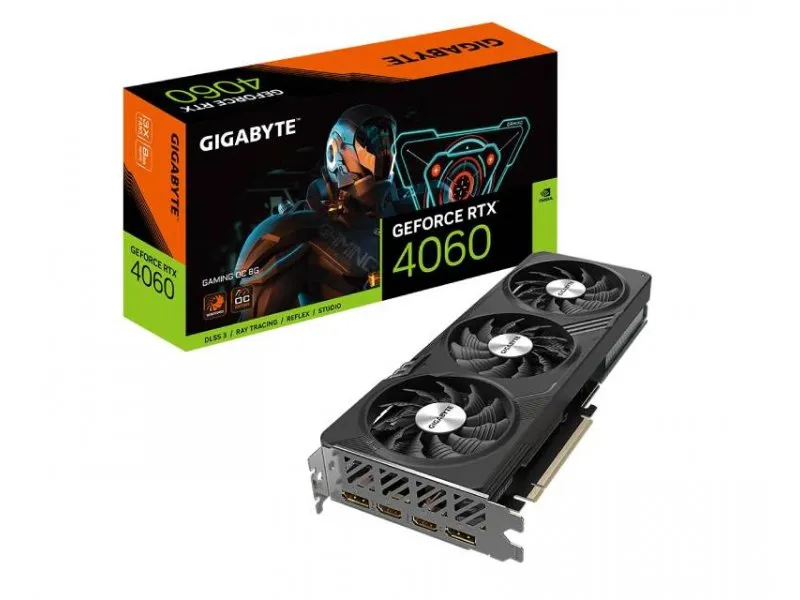 nVidia GeForce RTX 4060 GAMING OC 8GB GV-N4060GAMING OC-8GD