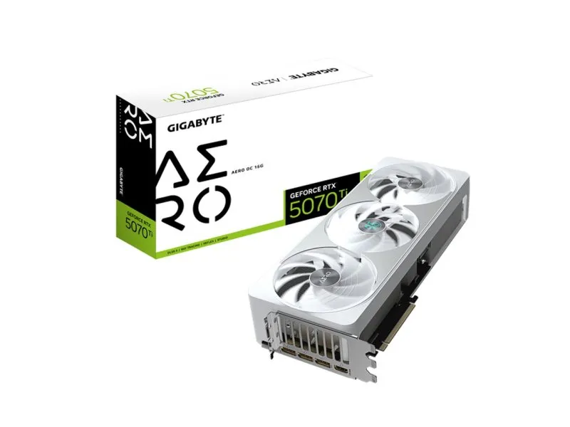 nVidia GeForce RTX 5070 Ti AERO 16GB 256bit GV-N507TAERO OC-16GD rev. 1.0