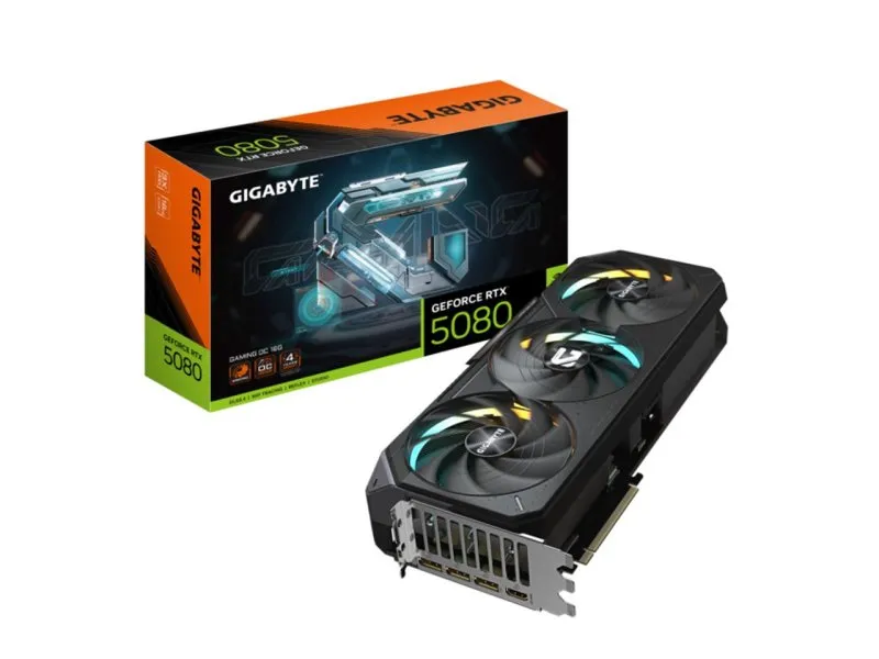 nVidia GeForce RTX 5080 GAMING 16GB GV-N5080GAMING OC-16GD rev. 1.0
