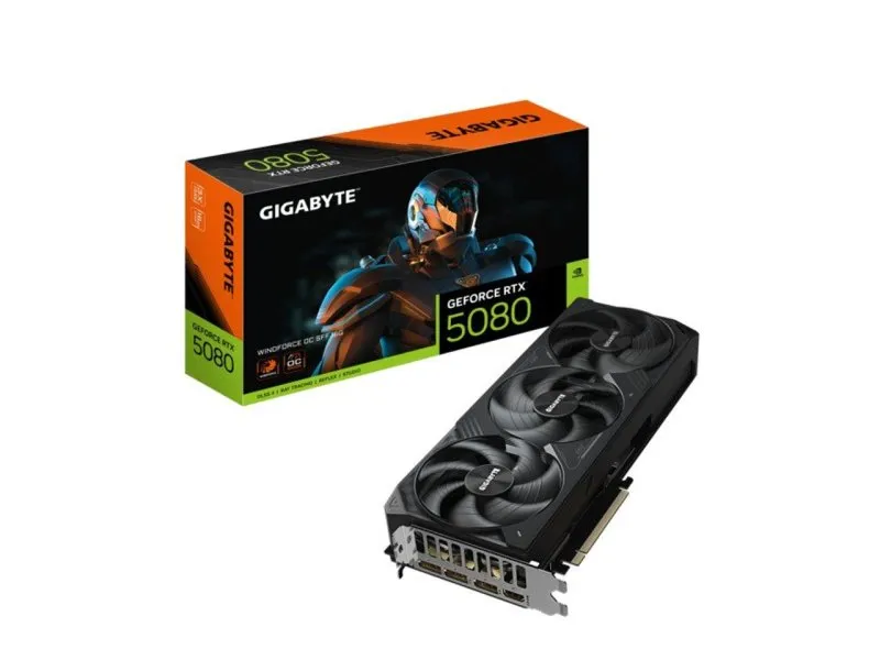 nVidia GeForce RTX 5080 WINDFORCE OC 16GB 256bit GV-N5080WF3OC-16GD rev. 1.0