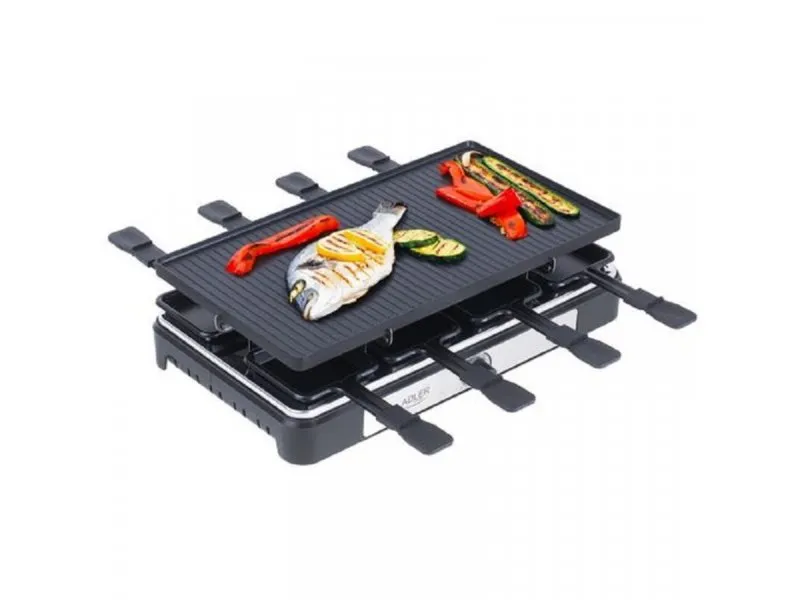 Gril raclette AD6616 42x23CM 1400W