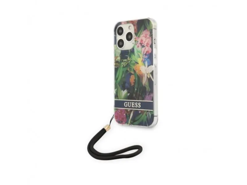 Futrola za iPhone 13 Pro Blue Flower Strap