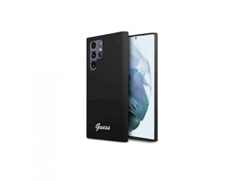 Futrola za Samsung S22 Ultra Black Script Metal Logo