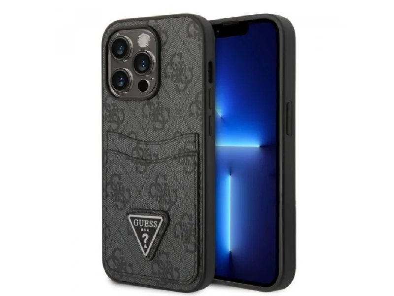 Maska za iPhone 14 Pro 4G Double card triangle black