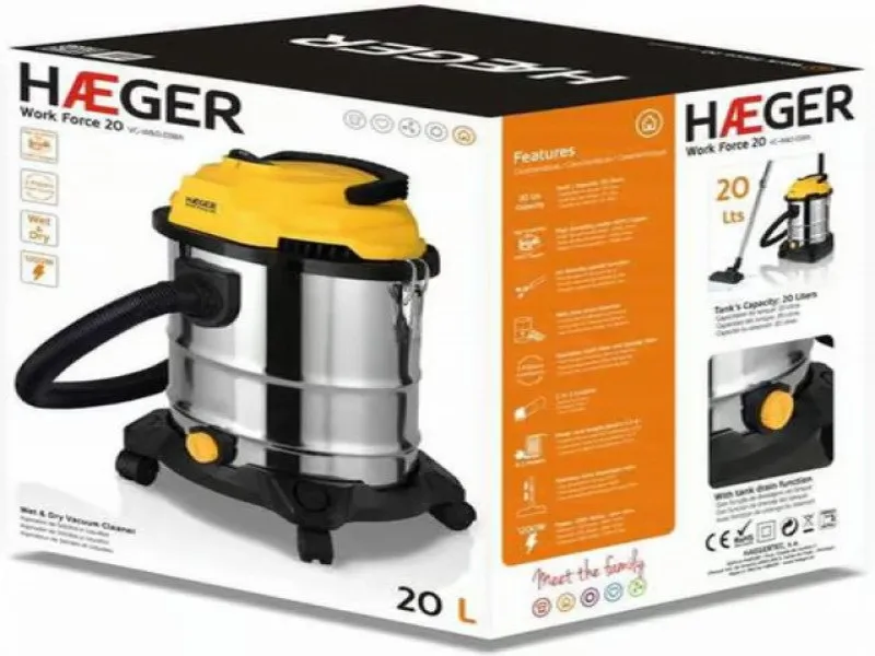 Usisivač za mokro i suvo usisavanje (1200W, 20L)
