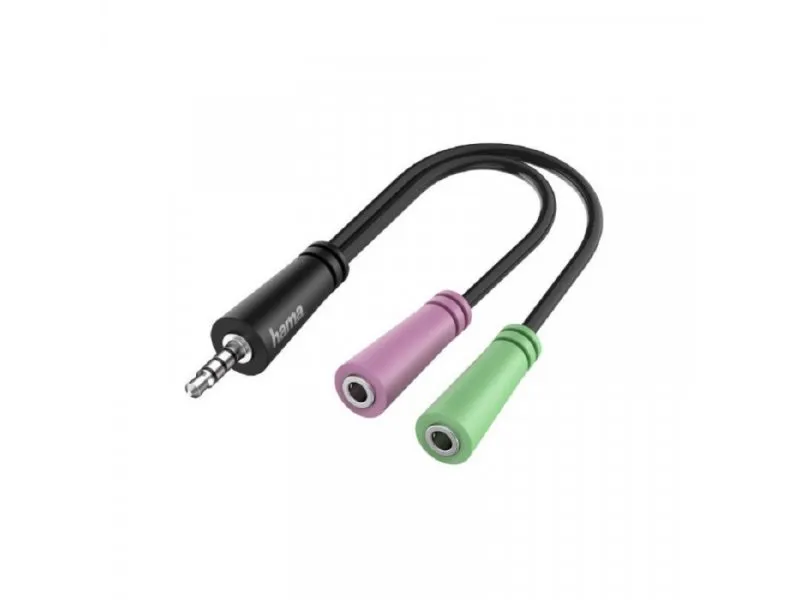Adapter 4-Pin 3.5mm muški na 2x 3.5mm ženski 200352