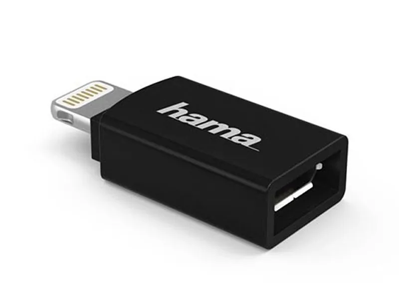 Adapter HAMA Micro USB(F) na IPhone MFI(M)