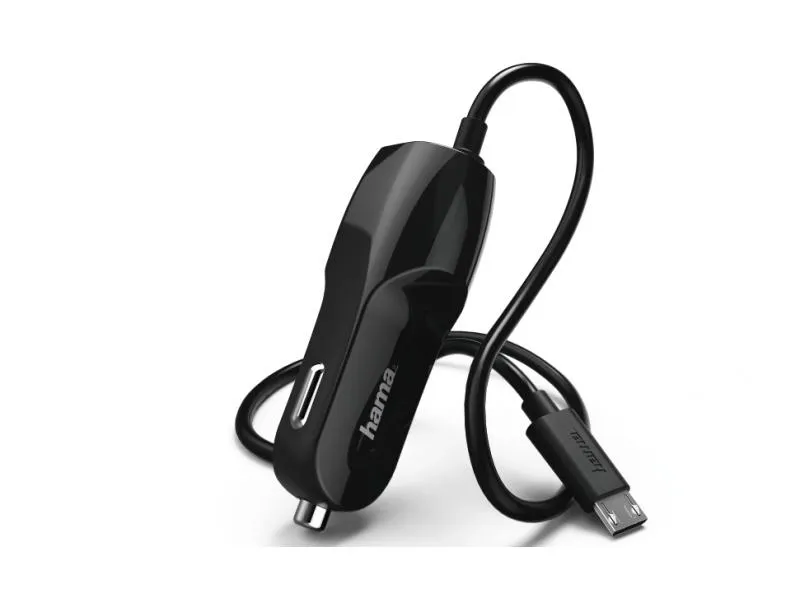 Auto punjač micro USB 1A (Crna) - 00173671