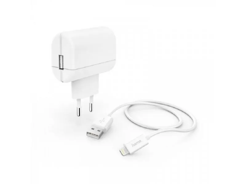 Kućni punjač za IPhone, MFI, beli 2,4A, Premium 183265