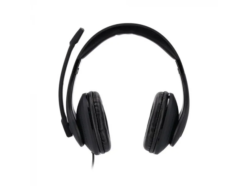PC slusalice sa mikrofonom HS-P200, stereo, crne