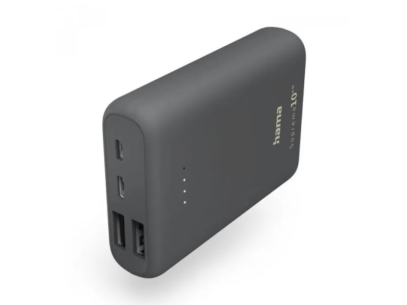''Supreme 10HD'' Power Pack 10000mAh 1 X USB-C, 2 X USB-A
