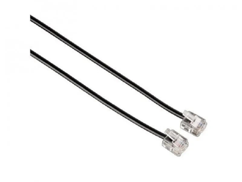 Telefonski kabl (44932) 6p4c na 6p4c 15m Crni 44932