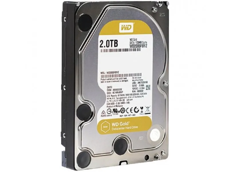 WD 2TB 3.5'' SATA III 128MB 7.200 WD2005FBYZ Gold