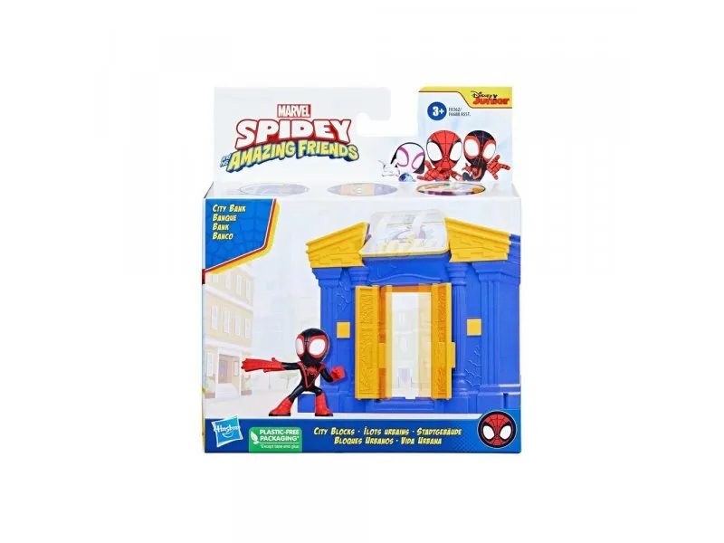 Spiderman city blocks set sa figurom asst F6688