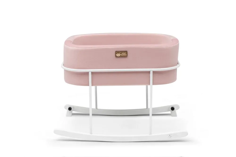 Hier Metal Pink Bela kolevka za bebe (676HDS1136)