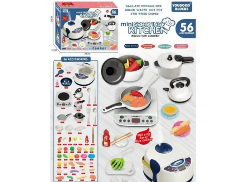 igračka kuhinjski set, 56 elemenata