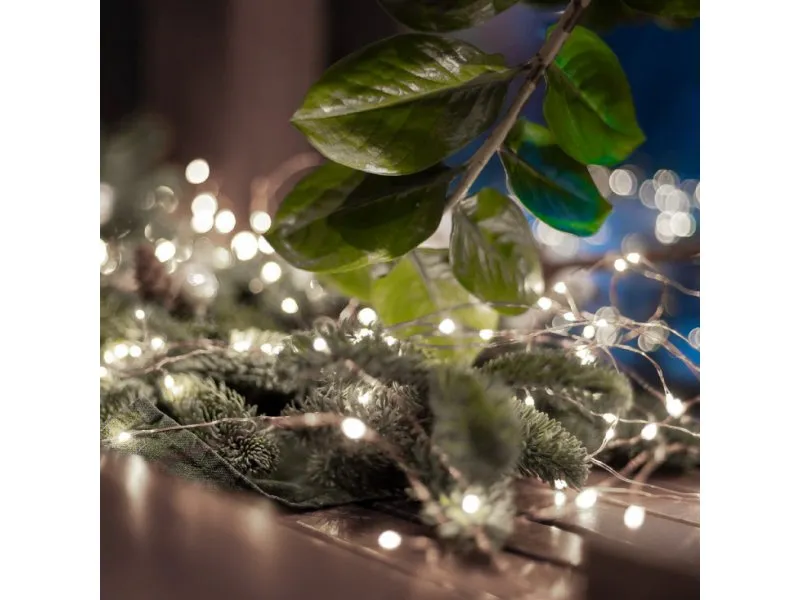 Lampice za jelku sa 20 hladno belih LED dioda ML20/WH