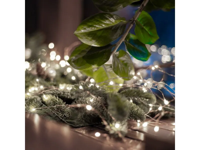 Lampice za jelku sa 30 hladno belih LED dioda ML30/WH