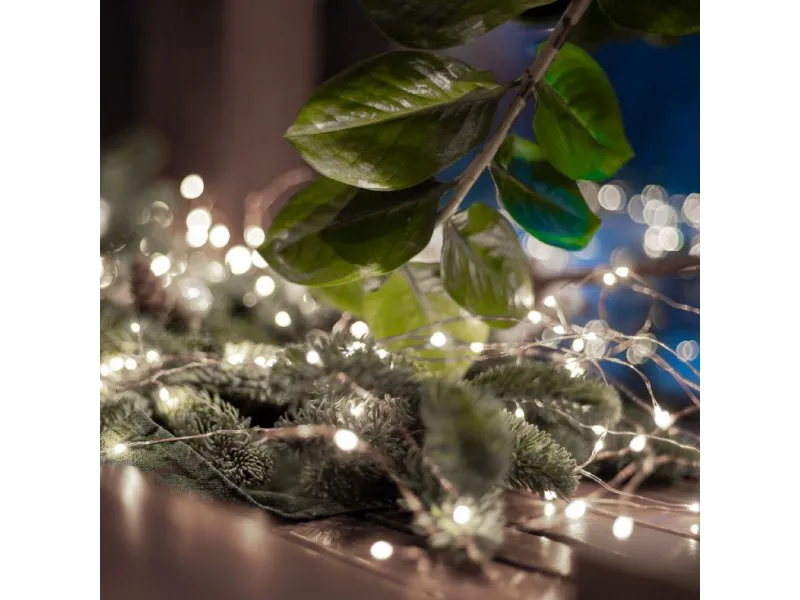 Lampice za jelku sa 50 belih LED dioda ML50/WH