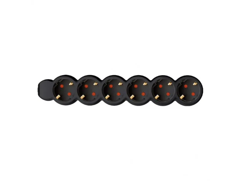 Razvodnik sa 6 mesta 1,5m 1.0mm2 NV6/BK