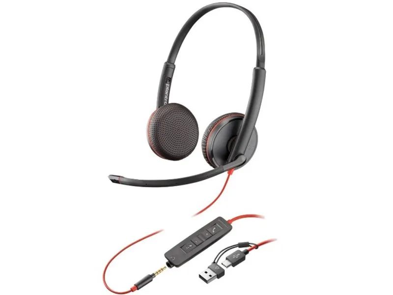 Slušalice Poly Blackwire 3225 USB-C 8X221AA