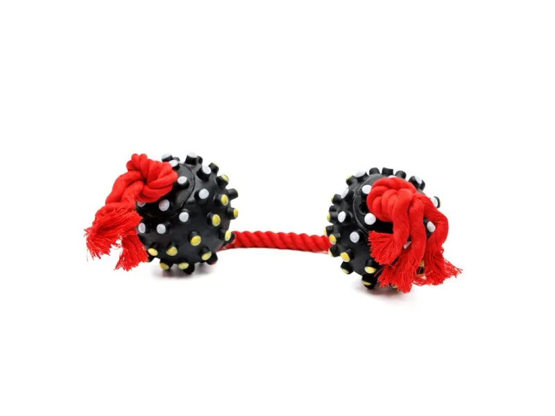 Igračka za psa - 2 loptice na kanapu 35cm