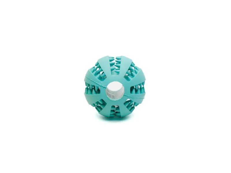 Igračka za psa - Lopta za poslastice Mint Fresh 6cm svetlo plava