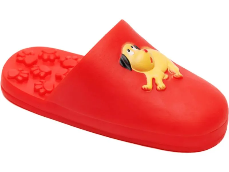 Igračka za psa papuča 14cm crvena