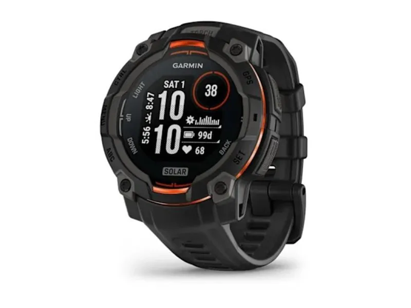 Instinct 3 45 SOLAR Black (010-02934-00)