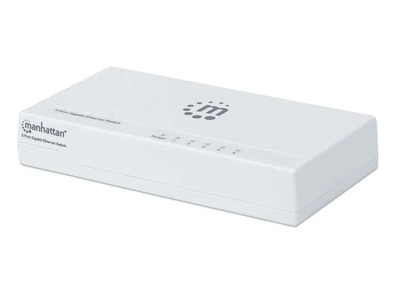 INT MH 5-Port Gigabit Ethernet Switch, Plastic