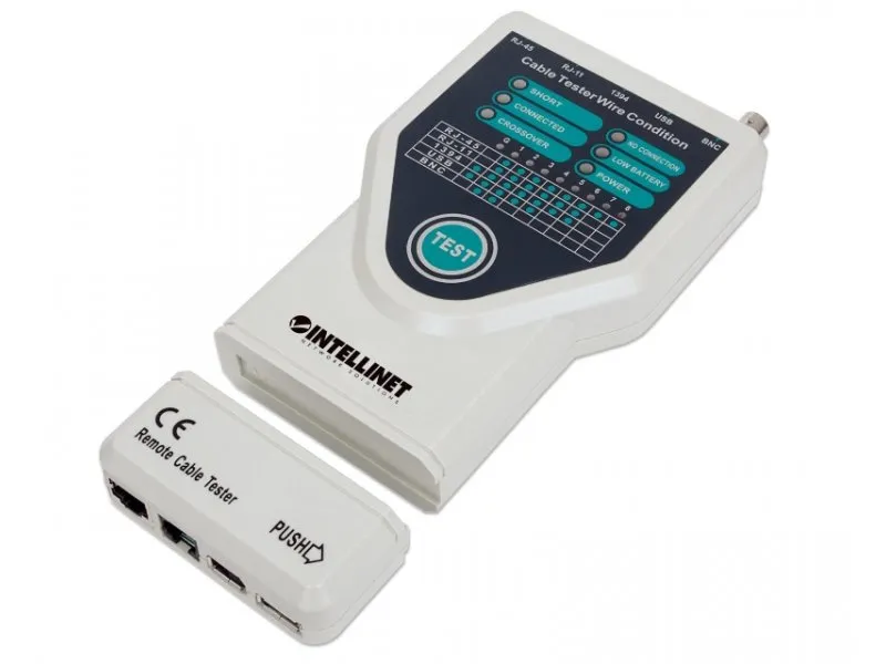 Cable tester 5 in 1 retail Box sivi