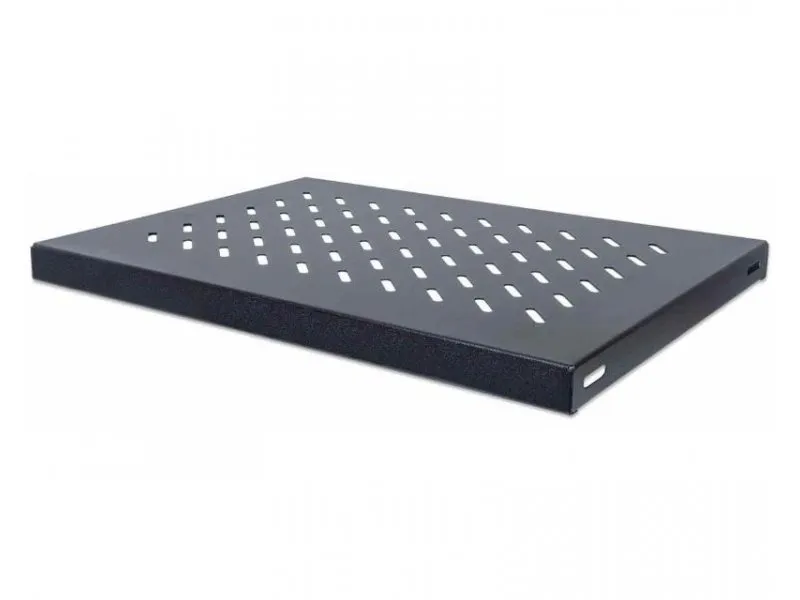 Polica fiksna 345mm za rek 19'' 1U crni