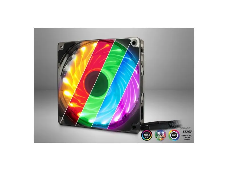 Fan L-12025 Aura 120mm LED RGB