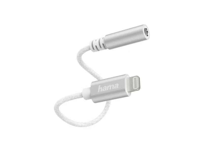 iPhone Lightning Adapter na 3.5mm zenski dzek beli HAMA
