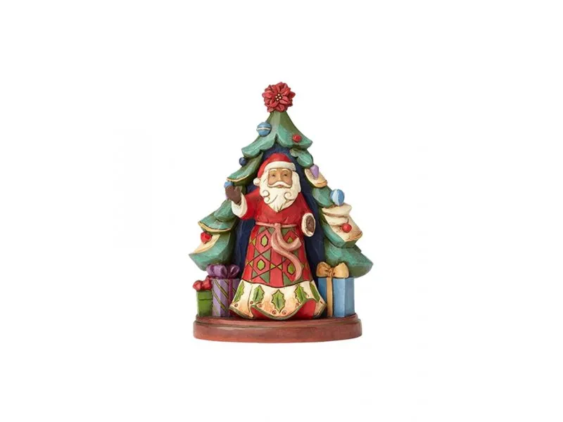 Santa With Tree (Set of 2)