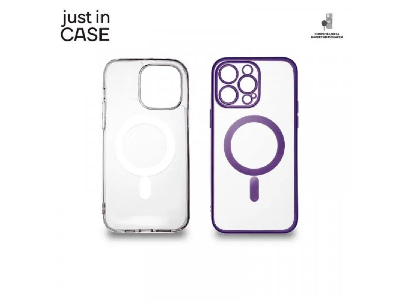2u1 Extra case MAG MIX paket ljubičasti za iPhone 14 Pro Max