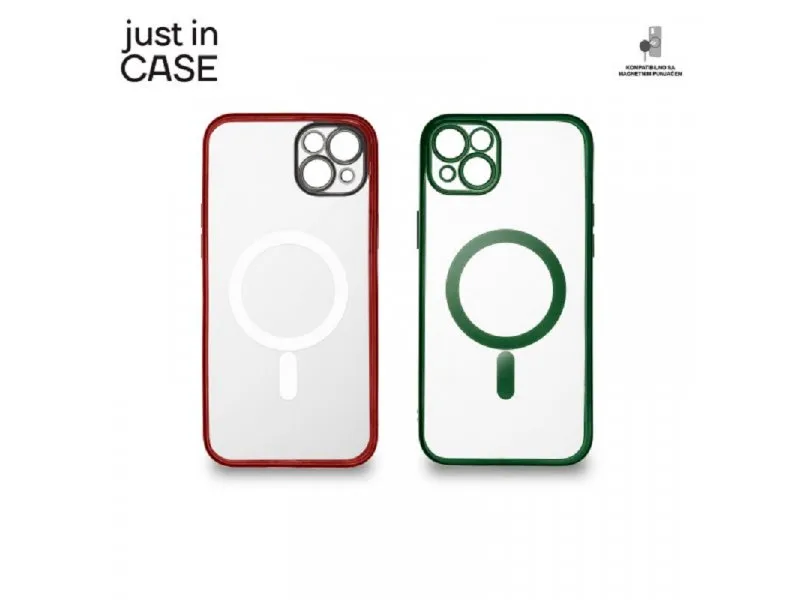 2u1 Extra case MAG MIX paket ZELENO CRVENI za iPhone 14 Plus
