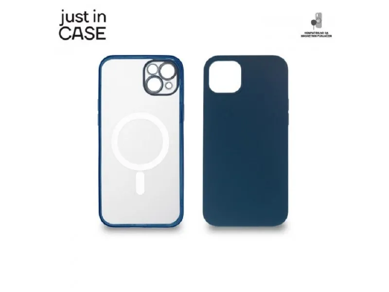 2u1 Extra case MAG MIX PLUS paket plavi I za iPhone 14 Plus