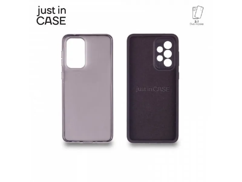2u1 Extra case MIX paket CRNI za A33 5G