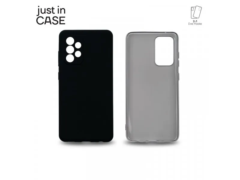 2u1 Extra case MIX paket CRNI za A52S 5G