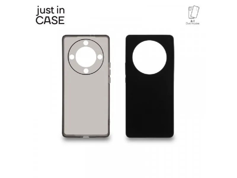 2u1 Extra case MIX paket maski za telefon CRNI za Honor Magic 5 Lite