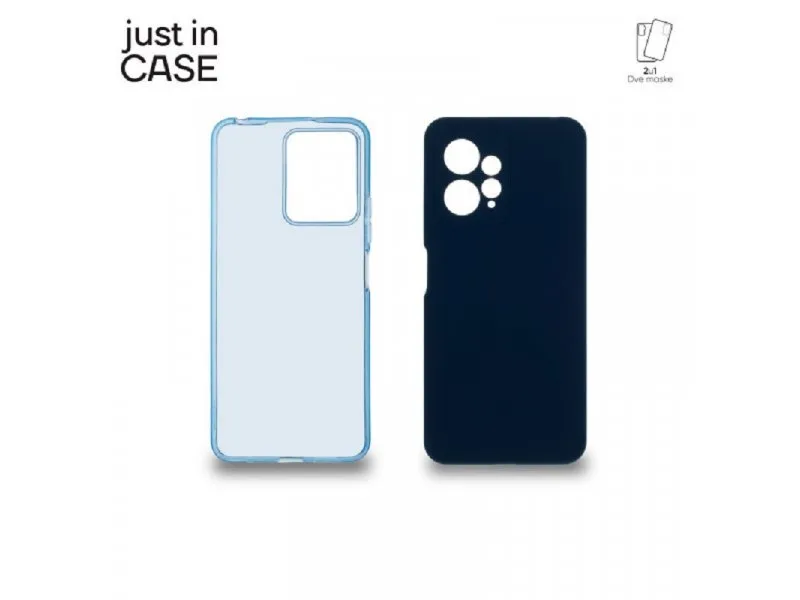 2u1 Extra case MIX paket maski za telefon PLAVI za Xiaomi Redmi Note 12