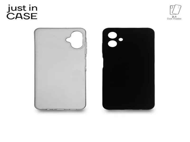 2u1 Extra case MIX paket maski za telefon Samsung Galaxy A06 CRNI MIX232BK