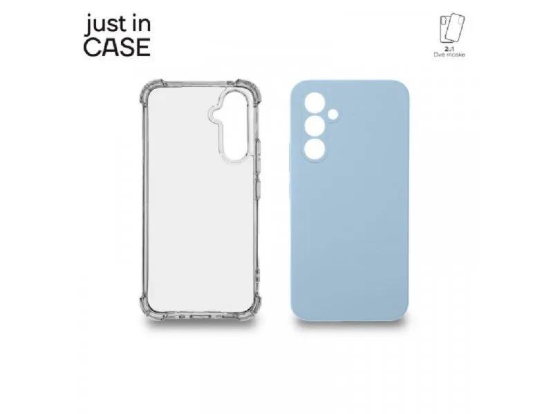 2u1 Extra case MIX paket maski za telefon SVETLO PLAVI za A54 5G