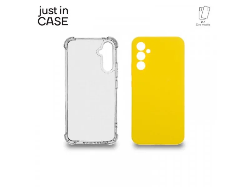 2u1 Extra case MIX paket maski za telefon ŽUTI za A34 5G