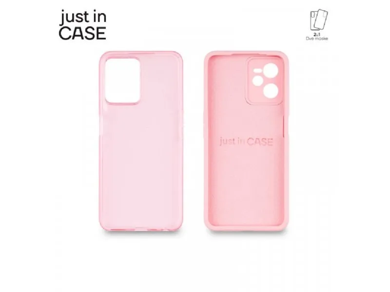 2u1 Extra case MIX paket PINK za Realme C35