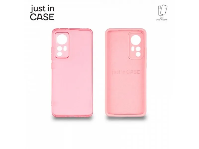 2u1 Extra case MIX paket PINK za Xiaomi 12