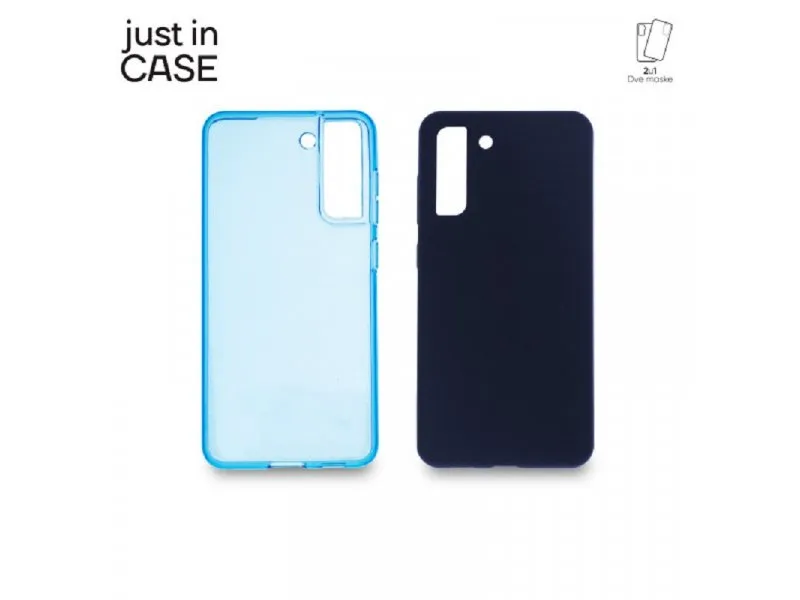 2u1 Extra case MIX paket PLAVI za S21FE
