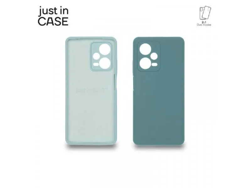2u1 Extra case mix plus paket maski za telefon zeleni za Redmi Note 12 Pro Plus