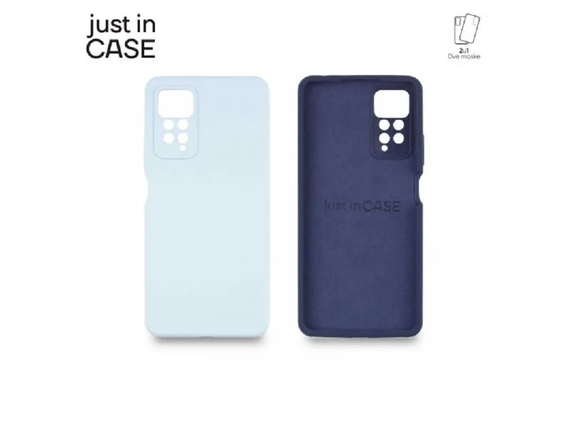 2u1 Extra case MIX PLUS paket PLAVI za Redmi Note 11 pro